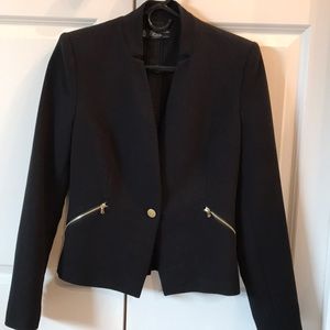 Zara black fitted blazer